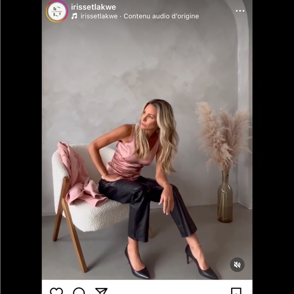 Iris Setlakwe blazer with satin cami - Picture 2 of 7